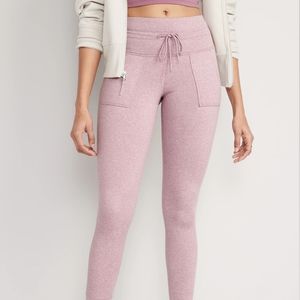 Old Navy CozeCore pink leggings/joggers